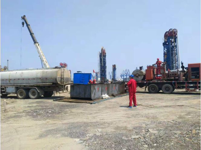 Construction of Jidong Granular Stabilizer