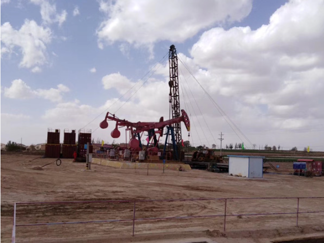 Construction site of self-suspending proppant in Changqing Oilfield